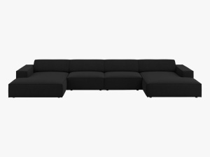 COLTAR JODIE, 6 LOCURI, 364 CM, DIVERSE CULORI SI MATERIALE, DESIGN DEOSEBIT - Img 16