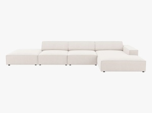 COLTAR JODIE, DREAPTA, 5 LOCURI, 341 CM, DIVERSE CULORI SI MATERIALE, DESIGN DEOSEBIT - Img 4