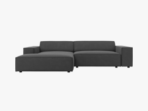 COLTAR JODIE, STANGA, 3 LOCURI, 224 CM, DIVERSE CULORI SI MATERIALE, DESIGN DEOSEBIT - Img 2