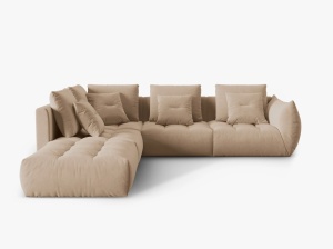 COLTAR MODULAR BLOOM STANGA, 4 LOCURI, 316 CM, DIVERSE CULORI SI MATERIALE, DESIGN DEOSEBIT - Img 4
