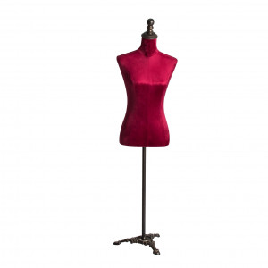 DECORATIUNE MANECHIN OREAS REF. 27268, DIN LEMN MASIV SI CATIFEA, STIL MODERN, VIC - Img 1