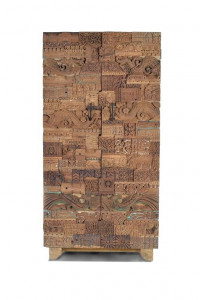 DULAP 1354, MARO, LEMN DE MANGO/LEMN RECICLAT, STIL VINTAGE G&C - Img 1