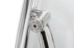 FOTOLIU EXCLUSIVIST BUBBLE STAND 2, GRI DESCHIS/TRANSPARENT/CROM, DIN ACRIL SI CASMIR, STIL MODERN - Img 5