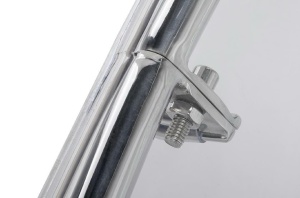FOTOLIU EXCLUSIVIST BUBBLE STAND 2, NEGRU/TRANSPARENT/CROM, DIN ACRIL SI PIELE ECOLOGICA, STIL MODERN - Img 6