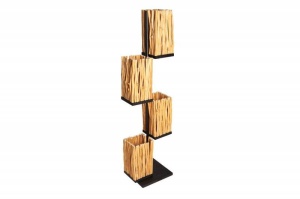 LAMPADAR EUPHORIA 154 CM DIN LEMN SI METAL COD 40504 - Img 5