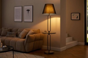 LAMPADAR SERVANT 175CM, DIN METAL SI ABAJUR, DESIGN MODERN, ARTIM GROUP - Img 1