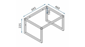 LAVOAR REA GOYA CU SUPORT, ALB, 70 CM, DIN CONGLOMERAT, CALITATE SUPERIOARA - Img 6