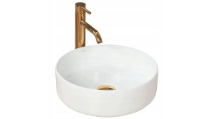 LAVOAR REA SAMI, 36 CM, ALB, DIN CERAMICA, CALITATE SUPERIOARA - Img 3