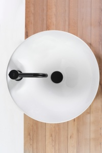 LAVOAR REA STATIV AGNES, 87CM, ALB, DIN CERAMICA, CALITATE SUPERIOARA - Img 3