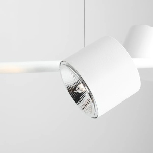 LUSTRA BOT, 4 BRATE, 100 CM, ALBA, DIN METAL, STIL MODERN - Img 2