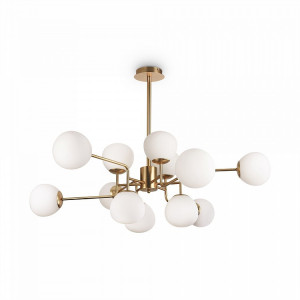 LUSTRA ERICH MOD221-PL-12-G, DIN METAL SI STICLA, STIL MODERN, MAYTONI - Img 2