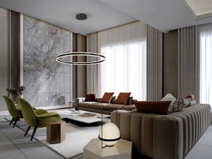 LUSTRA/PLAFONIERA HELIA, 100 CM, NEGRU MAT/OPAL, DIN METAL, ALUMINIU SI ACRIL, STIL MODERN - Img 2