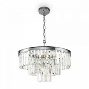 LUSTRA REVERO MOD085PL-07CH, DIN METAL SI STICLA, STIL MODERN, MAYTONI - Img 1
