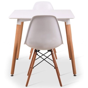 MASA SQUARE 80X80 TUI DIN LEMN SI MDF DESIGN SCANDINAV - Img 5