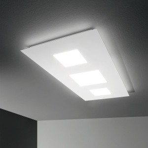 PLAFONIERA RELAX PL D110, ALB, DIN METAL, STIL MODERN - Img 2