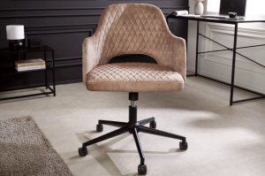 SCAUN DE BIROU, PARIS, CATIFEA GRI/SAMPANIE, DESIGN MODERN, ARTIM GROUP SELECTION - Img 1