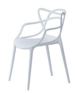 SCAUN DINING/GRADINA, ALB, DIN POLIPROPILENA, ARTIM GROUP SELECTION - Img 4