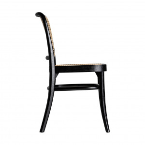 SCAUN GILENA REF. 29590, NEGRU, STIL CLASIC, DIN LEMN MASIV DE ULM SI RATAN, VIC - Img 3