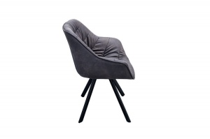 SCAUN GRI ANTIC PENTRU BIROURI/SALI DE CONFERINTA DUTCH COMFORT, DESIGN MODERN ERGONOMIC - Img 3