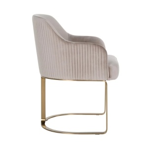 SCAUN HADLEY, KHAKI, METAL, CATIFEA, SPUMA, REZISTENT LA FOC, RICHMOND INTERIORS - Img 2