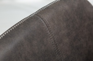 SCAUN MUSTANG GRI ANTIC STIL RETRO VINTAGE - Img 5