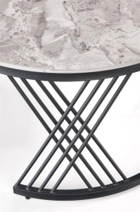 SET 2 MASUTE DE CAFEA FLAMINGO, EFECT DE MARMURA GRI/NEGRU, DIN MARMURA SI METAL, STIL MODERN - Img 6