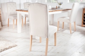 SET 2 SCAUNE, CLASIC, DE DINING, CASTLE BEJ, DIN LEMN SI TEXTIL( STIL IN), ARTIM GROUP SELECTION - Img 3