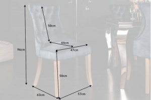 SET 2 SCAUNE DINING, CASTLE, DIN CATIFEA SI LEMN, DESIGN CLASIC, ARTIM GROUP SELECTION - Img 7
