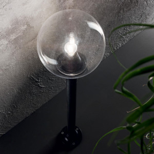 STALP EXTERIOR CLASSIC GLOBE PT1 BIG TRASPARENTE STIL CLASIC IDEAL LUX - Img 1