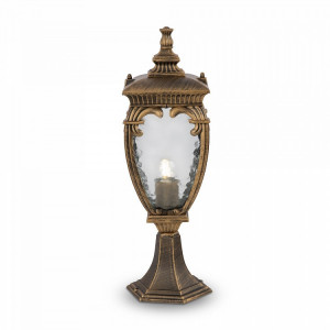 STALP EXTERIOR FLEUR O414FL-01GB , DIN ALUMINIU SI STICLA, STIL MODERN, MAYTONI - Img 1