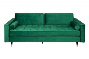 CANAPEA CONFORTABILA, 225CM, TAPITATA IN CATIFEA, VERDE SMARALD, ARTIM GROUP SELECTION - Img 6