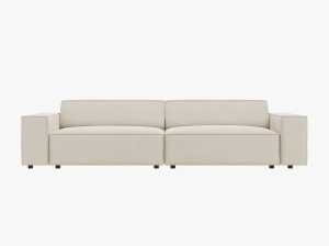 CANAPEA JODIE, 4 LOCURI, 244 CM, DIVERSE CULORI SI MATERIALE, DESIGN DEOSEBIT - Img 4