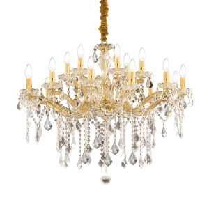 CANDELABRU FLORIAN SP18, AURIU, DIN STICLA, STIL CLASIC - Img 1