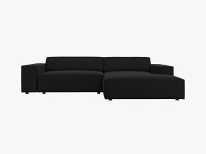COLTAR JODIE, DREAPTA, 3 LOCURI, 224 CM, DIVERSE CULORI SI MATERIALE, DESIGN DEOSEBIT - Img 1