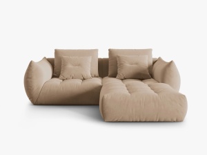 COLTAR MODULAR BLOOM DREAPTA, 3 LOCURI, 232 CM, DIVERSE CULORI SI MATERIALE, DESIGN DEOSEBIT - Img 4