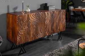 COMODA/BUFET, FLUID 160CM, DIN LEMN MASIV DE MANGO SI CADRUL DE METAL, ARTIM GROUP SELECTION - Img 1