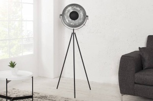 LAMPADAR STUDIO 145CM, NEGRU/ARGINTIU - Img 2