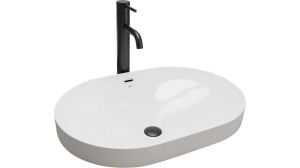 LAVOAR REA INCASTRAT ARLETA, 61,5 CM, ALB, DIN CERAMICA, CALITATE SUPERIOARA - Img 3