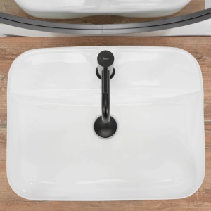 LAVOAR REA MARTINA, 51,5 CM, ALB, DIN CERAMICA, CALITATE SUPERIOARA - Img 4