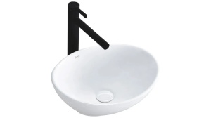 LAVOAR REA SOFIA, 41 CM, ALB, DIN CERAMICA, CALITATE SUPERIOARA - Img 6