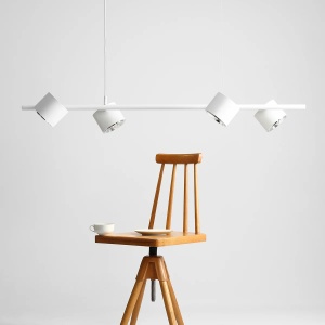 LUSTRA BOT, 4 BRATE, 100 CM, ALBA, DIN METAL, STIL MODERN - Img 3