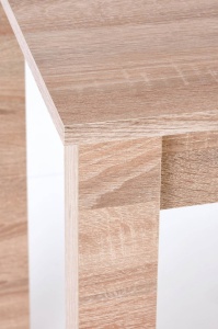 MASA DINING EXTENSIBILA GINO, STEJAR SONOMA, 100/135 CM, BLAT DIN PAL MELAMINAT, STIL VINTAGE - Img 8