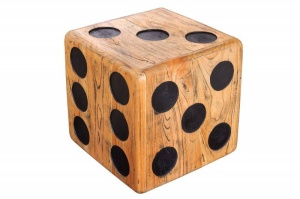 MASUTA DE CAFEA/NOPTIERA 40CM, CUBE, LEMN MASIV, DESIGN MODERN, COD 41811 - Img 4