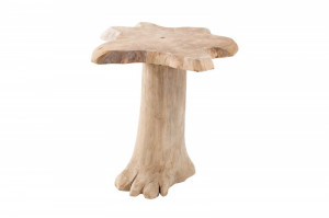 MASUTA DE CAFEA ROOT 38238 DIN LEMN DE TEC DESIGN RUSTIC - Img 4
