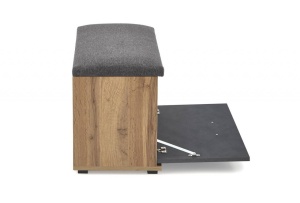 PANTOFAR LIMA ST-2, GRI/STEJAR WOTAN, DIN PAL MELAMINAT, STIL MODERN, HALMAR - Img 4