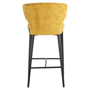 SCAUN DE BAR TAYLOR MUSTARD FUSION 06, S4715, CONFECTIONAT DIN 100% POLIESTER SPUMA SI METAL, RICHMOND INTERIORS - Img 2