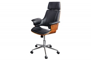 SCAUN DE BIROU, MANHATTAN, SAMPANIE, PIELE ECO SI LEMN NUC, DESIGN MODERN, ARTIM GROUP SELECTION - Img 4