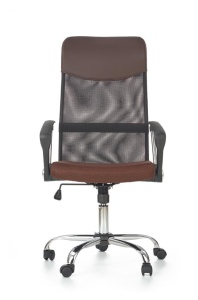 SCAUN DE BIROU VIRE, MARO/NEGRU/CROM, TAPITERIE DIN STOFA/PLASA SI PICIOARE DIN METAL, STIL MODERN - Img 4