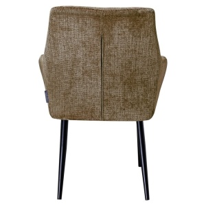 SCAUN DINING, CHRISSY S4472 NIAGARA 104 STONE CHENILLE, CONFECTIONAT DIN 100% POLIESTER, SPUMA, METAL SI PLACAJ, RICHMOND INTERIORS - Img 4