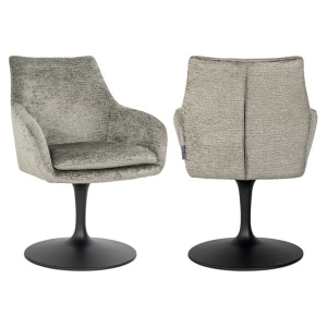 SCAUN DINING MARLON THYME FUSION 206, S4728, CONFECTIONAT DIN 100% POLIESTER SPUMA SI METAL, RICHMOND INTERIORS - Img 1